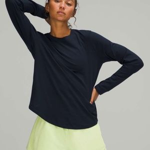 Lululemon Love Long Sleeve Size 8 True Navy